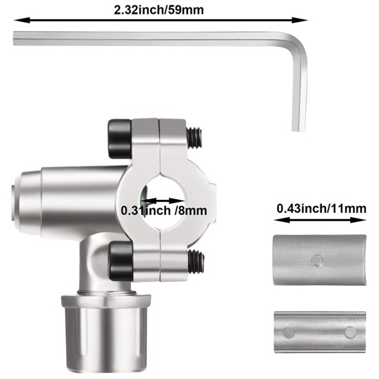 BPV-31 Bullet Piercing Tap Valve Kits Compatible with 1/4 Inch 5/16 Inch 3/8 Inch Outside Diameter Pipes