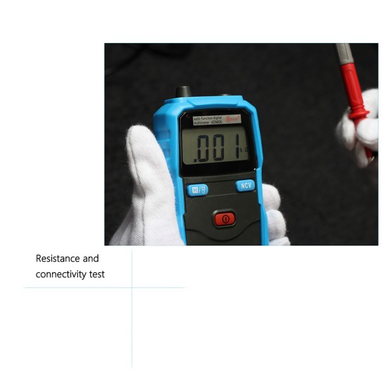 BSIDE DT9205A Digital Multimeter 1999 Counts High-precision AC/DC Voltage Current Tester Blue