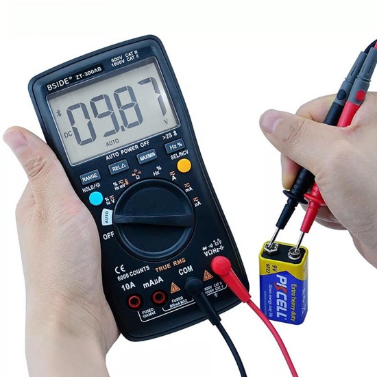 BSIDE Digital Multimeter Wireless Ammeter True RMS DIY Tool ZT-300AB