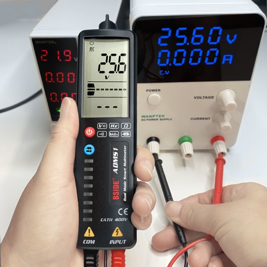 BSIDE Dual-mode Multimeter Adms1cl Smart Large-screen Display Multimeter with Electroprobe ADMS1CL