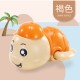 Baby Wind-up Clockwork Playing Toys Cute Cartoon Animal Shape Toy For Kids Turtle Orange