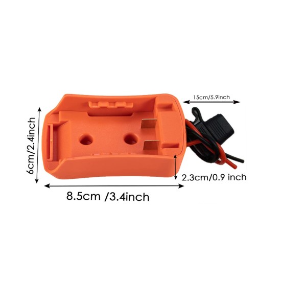 Battery Adapter Compatible for Black Decker Stanley Porter Cable Lithium Battery 18v 20v