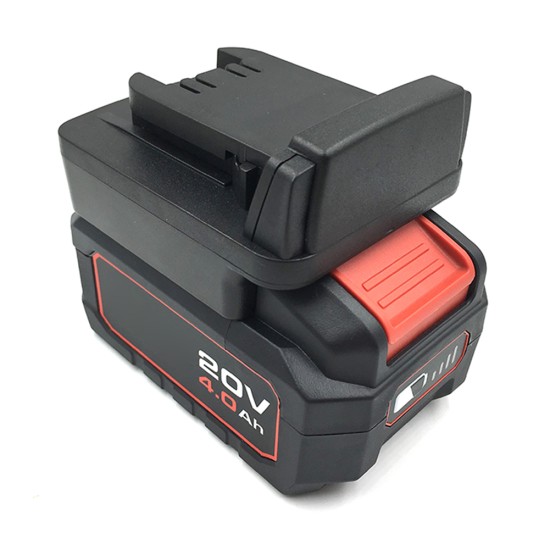 Battery Adapter Compatible for Devon 20v Lithium Battery to Milwaukee 18v M18 Converting Tool