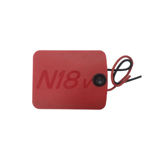 Battery Adapter Compatible for Milwaukee 18v M18 Lithium Battery Red