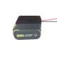 Battery Adapter Compatible for Worx 20v Board Lithium-ion Battery Black