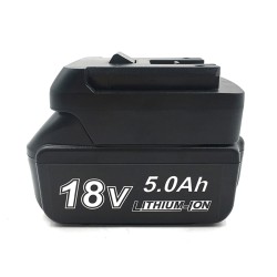 Battery Adapter with Charging Function Compatible for Makita 18v Li-ion Battery Conversion Black