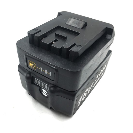 Battery Adapter with Charging Function Compatible for Makita 18v Li-ion Battery Conversion Black