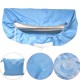 Blue Air Conditioner Cover Cleaning Dust Washing Cover Clean Waterproof Protector