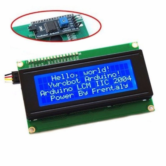 Blue Serial IIC/I2C/TWI 2004 204 20X4 Character LCD Module Display for Arduino green