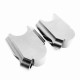 CNC Machining Handlebar Risers Bar Clamp Extend Adapter With Bolts for BMW F800GS 08-17 Silver