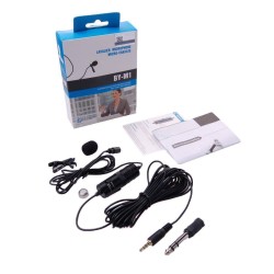 BOYA BY-M1 Omnidirectional Lavalier Microphone for Canon Nikon DSLR Cellphone black