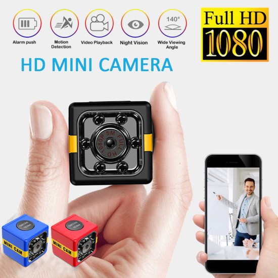 FX01 Mini Camera HD 1080P Sensor Night Vision Camcorder Motion DVR Micro Camera Sport DV Video Small Camera  black