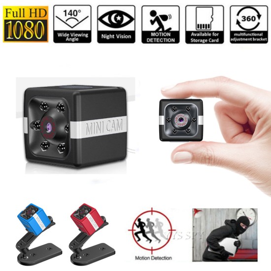 Fx02 Mini Camera Hd 1080p Infrared Night Sight Camcorder Support 32gb Tf Motion Dvr Micro Camera Sport Dv Video Small Camera red