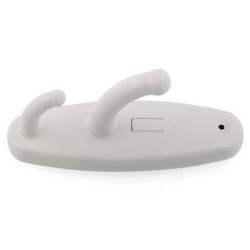 HD Detection Motion-activated Mini Clothing Hook Camera Premium Video Resolution Best Home Security Camera White