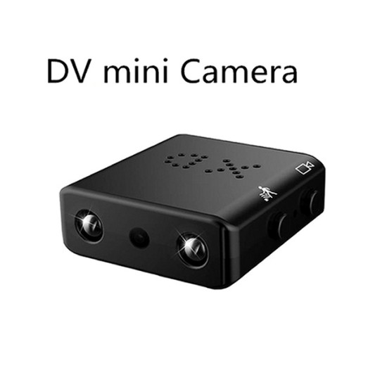 Mini Camera 1080P HD Camcorder Infrared Night Vision Micro Motion Detection DV DVR Security Camera without WiFi black