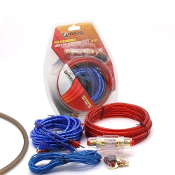 Car Audio Speakers Wiring kits Cable Amplifier Subwoofer Speaker Installation Wires Kit 10GA Power Cable 60 AMP Fuse Holder 10GA power amplifier line