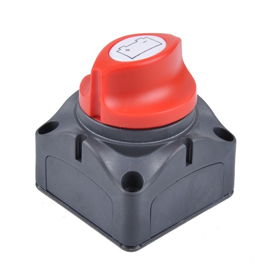 Car Auto RV Marine Boat Battery Selector Isolator Disconnect Rotary Switch  As shown_A1771