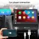 Car Multimedia Player 1 Din 7-inch Touch Screen Android 10.1 Navigation Reversing Video for Carplay Black