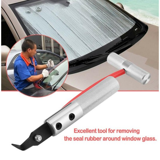 Car Truck Windshield Rubber Seal Wind Glass Removal Repair Tool Replaceable Blade glass broach