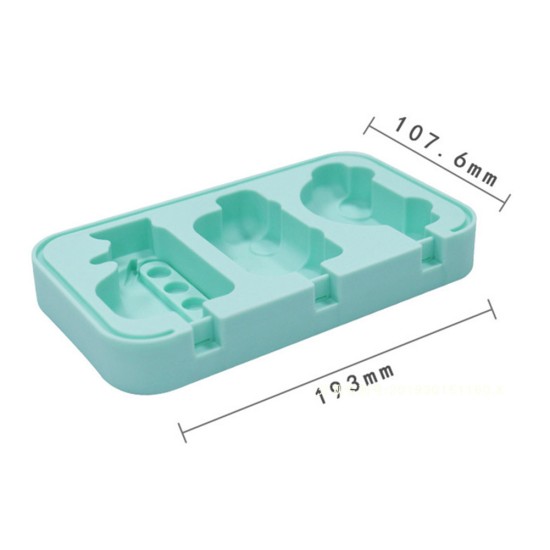 Cartoon Ice Cream Mold Diy Silicone Ice Maker Mould Kitchen Accessories random_Baby tiger