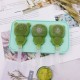 Cartoon Ice Cream Mold Diy Silicone Ice Maker Mould Kitchen Accessories random_Baby tiger