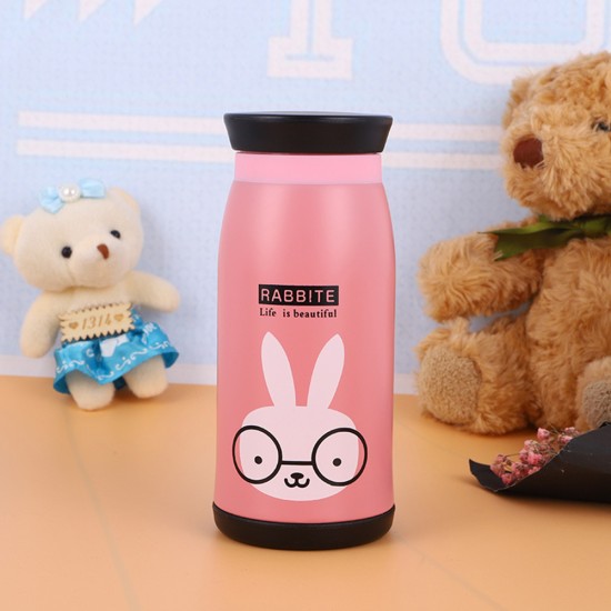 Cartoon Printing Large Tummy Stainless Steel Vacuum Thermal Cup