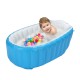 Children Pvc Outdoor Mini Inflatable Swimming  Pool Kids Outdoor Small Playing Tub pink