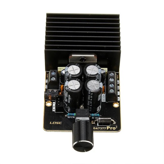 Class Ab Digital Power Hifi Car Amplifier Audio Board Tda7377 Dc9-18V 30W for 4-8 Ohm Speaker Black