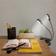 Clip-on Led Light 2pcs Arms Adjustable Dimmable Rechargeable Reading Lamp