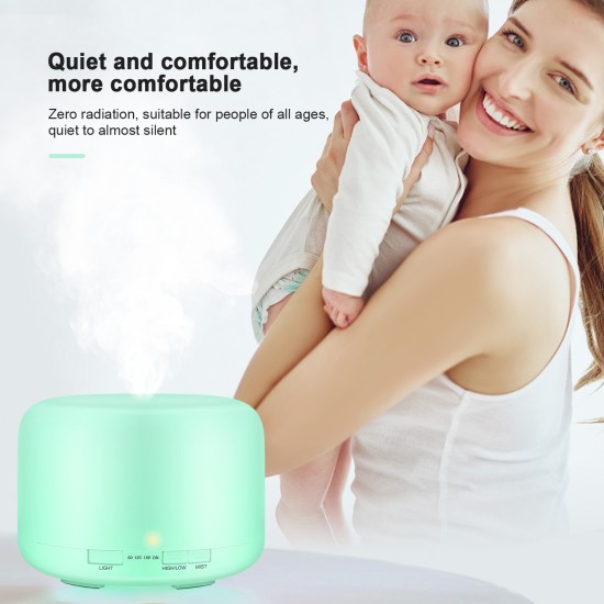 Colorful Humidifier 500ml Creative Fashion Fragrance Lamp Ultrasonic Humidifier Warm White_U.S. regulations