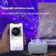 Colorful Projection Lamp Atmosphere Light 3 Adjustable Brightness Romantic Starry Sky Galaxy Projector White