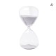 Creative Sand Clock Hourglass Timer Gifts as Delicate Home Decorations white