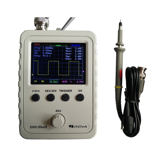 DSO 150 DSO Shell Oscilloscope Portable Digital Oscilloscope for Test Low Frequency Slow Signals (finished product)