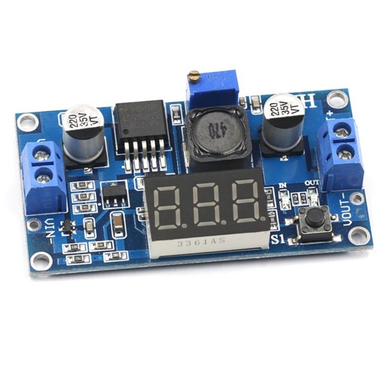 Dc-dc Adjustable Power Supply Module with Voltmeter Display 2.5v~40v to 1.25v~37v Voltage Regulator Board