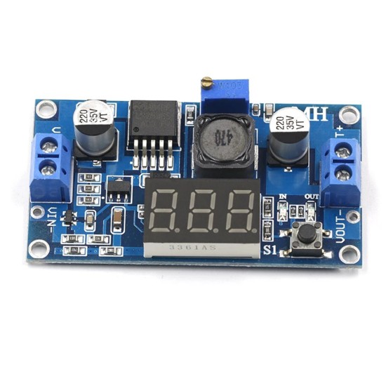 Dc-dc Adjustable Power Supply Module with Voltmeter Display 2.5v~40v to 1.25v~37v Voltage Regulator Board