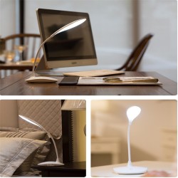 Desk Lamp Eye Protection Led Lamp Flexible Bedside Table Desk Lamp Led Reading Desk Light White