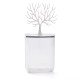 Desktop Storage  Box With Transparent Lid Tree  Shaped Table Organizer Antlers_9*13.5