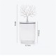 Desktop Storage  Box With Transparent Lid Tree  Shaped Table Organizer Antlers_9*13.5