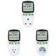 Digital Lcd Energy Power Wattmeter  Meter Wattage Analyzer Electricity Outlet Power Monitor FR plug