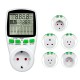 Digital Lcd Energy Power Wattmeter  Meter Wattage Analyzer Electricity Outlet Power Monitor FR plug