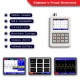 Digital Oscilloscope 5M Bandwidth 20MSps Sampling Rate DSO PRO Handheld Mini Portable Oscilloscope white