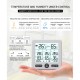 Digital Thermometer Hygrometer Meter High-precision Temperature Humidity Monitor Black