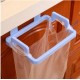 Door Hanging Garbage Bag Holder Rag Rack for Home Kitchen Cabinet Storage creamy-white