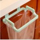 Door Hanging Garbage Bag Holder Rag Rack for Home Kitchen Cabinet Storage green