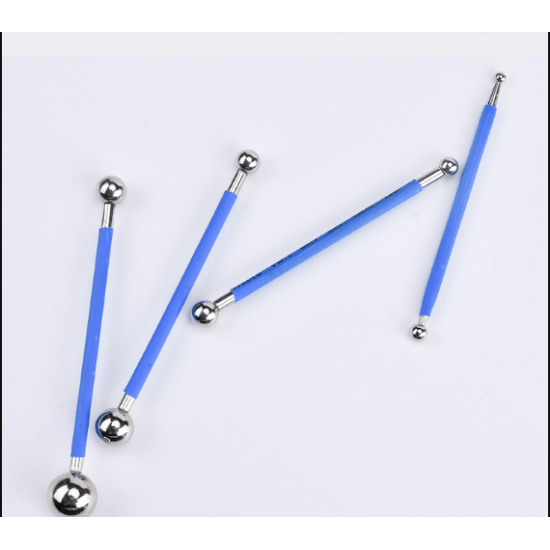 Double Steel Pressed  Ball Tile Grout Tools Repairing Floor Pressure Stick Blue