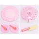 Double-layer Wooden Cake Fruit Candle Cutting Self-Sticking Children Play House DIY Toy Gift