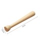 Drink  Muddler Wooden Masher Beechwood Cocktail Damper Tool Hammer For Popsicle Wood color