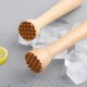 Drink  Muddler Wooden Masher Beechwood Cocktail Damper Tool Hammer For Popsicle Wood color