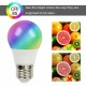 E27 3w RGB LED  Bulb 16-color Color-changing Light 4-level Brightness Adjustable Remote Control Smart-Bulb For Bars Ktv Stage 18W remote control version