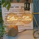 Edison Lamp Retro Edison Love Letter Bulb Creative Golden Warm Light Glass Chandelier Desk Lamp